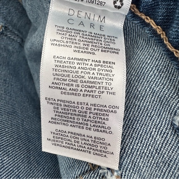 Kenzie Jeans Savannah High Rise Flare Crop Denim Size 10 NWT Vintage Inspired - Picture 12 of 14